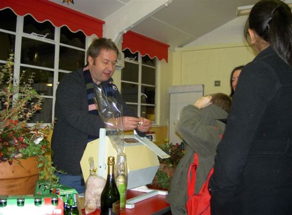 Nick Kilby helping at the Winter Fair